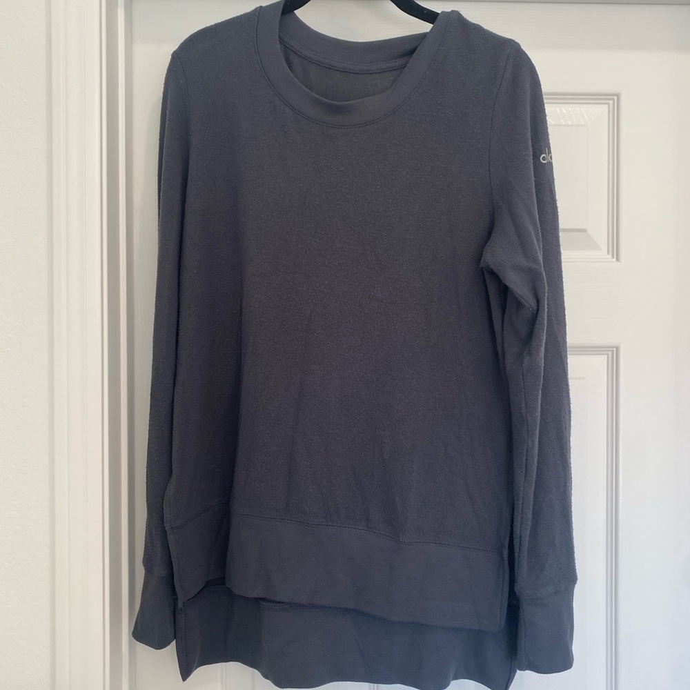 Alo yoga, graphite pullover hoodie